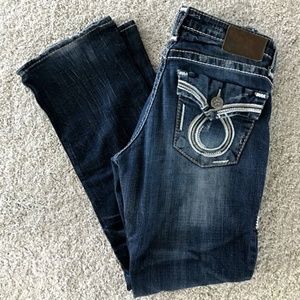 BIG STAR Flap Pocket Boot Cut Denim Jeans 27R